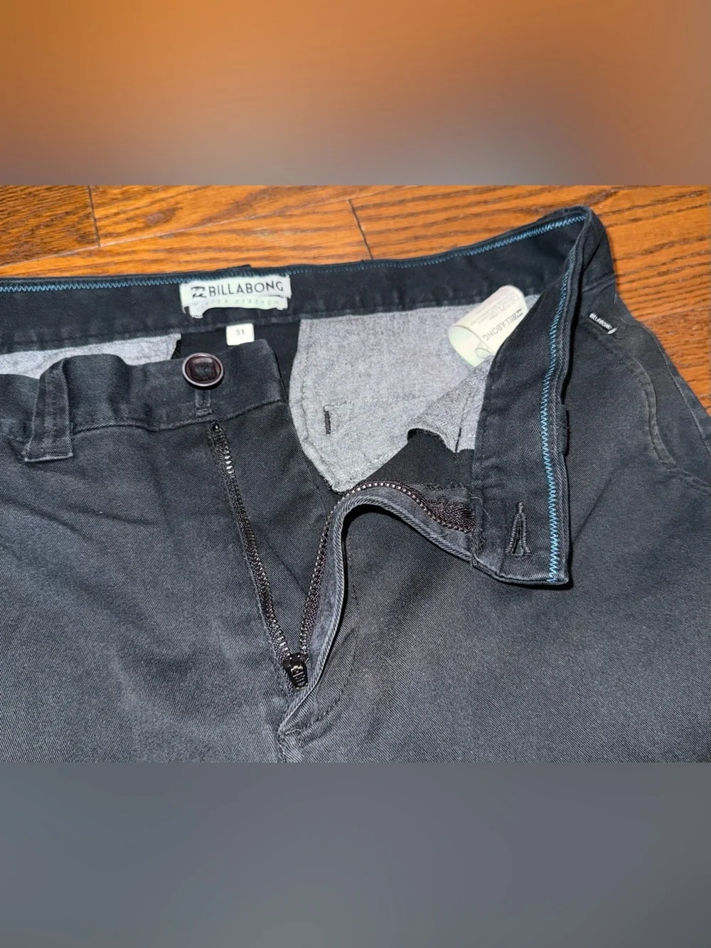Billabong Carter Men's Stretch Chino Shorts Size 31 Surfer Skater Grunge